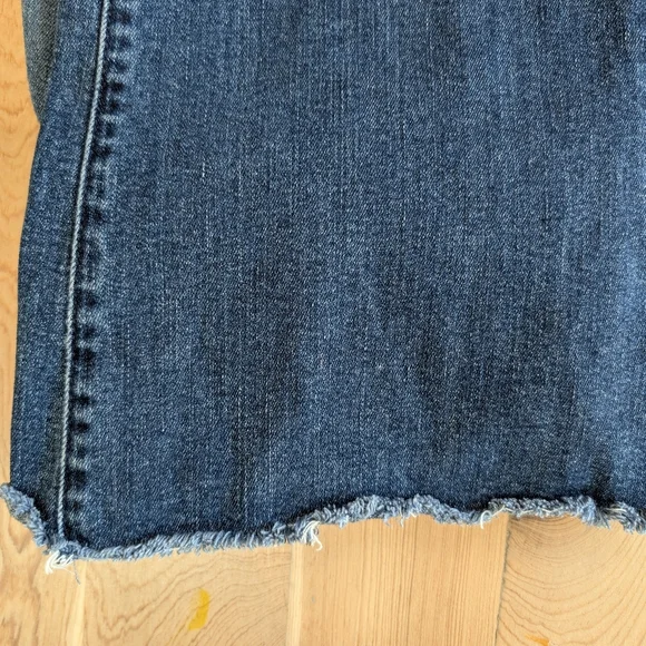 Mother Weekender Fray Sz. 29 Blue Denim Jeans - Picture 5 of 8